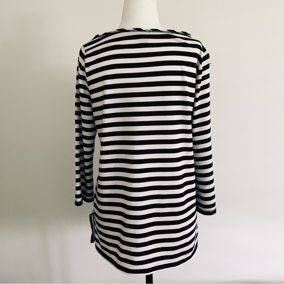 Jones New York striped boatneck top - Picture 4 of 10